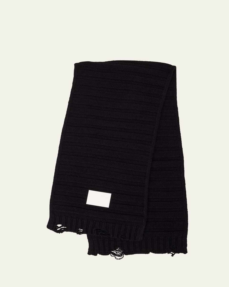 Virgin Wool Blend Scarf